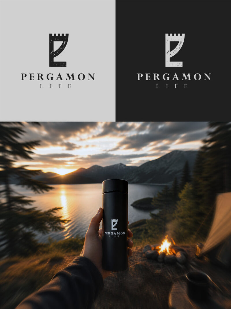 Pergamon Life Logo Çalışması